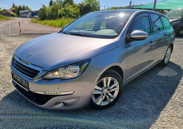 Peugeot 308 cena 36500 przebieg: 164000, rok produkcji 2015 z Głubczyce małe 301